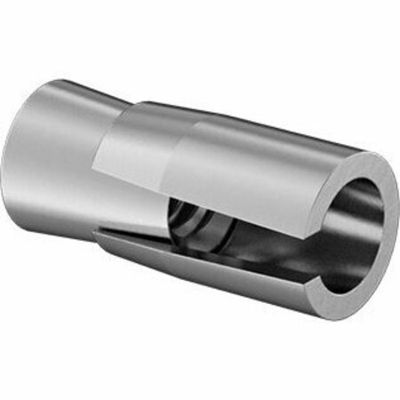 BSC PREFERRED Female-Threaded Expansion Anchor 1/4-20 Thread Size Zinc Alloy Sleeve, 5PK 97016A972